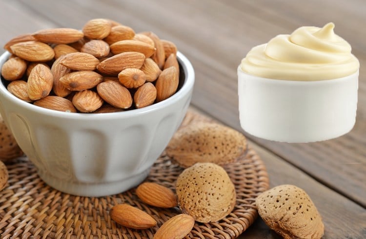 Almonds for skin