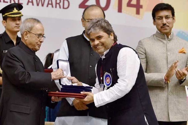 Director Vishal Bhardwaj got award for Haider at 62ND National Film Awards