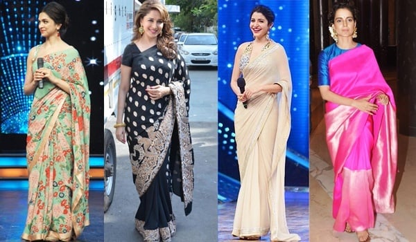 Celebrities in saree