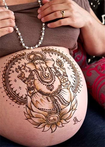 Ganesha henna