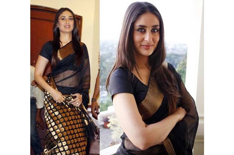 kareena kapoor at chanderi saree