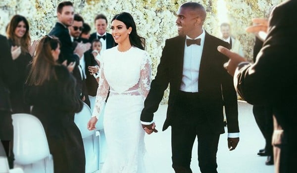 kim kardashian kanye west wedding