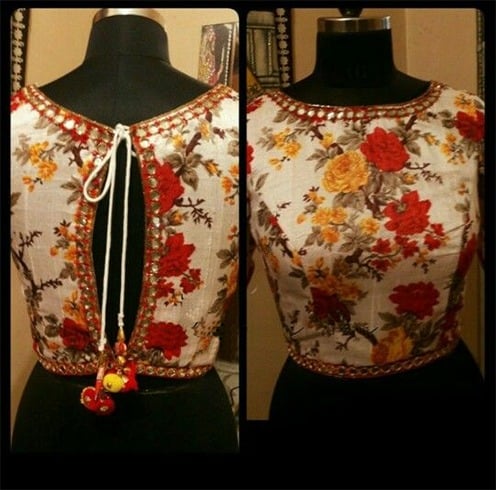 Latest Boat Neck Blouse