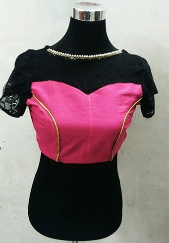 Latest Boat Neck Blouses