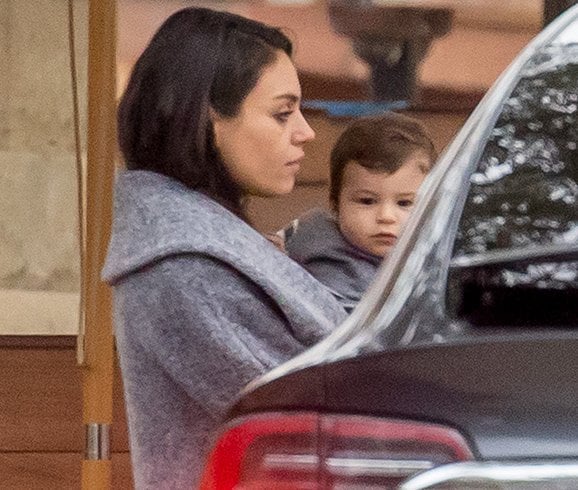 Mila Kunis and Son Dimitri Portwood Kutcher