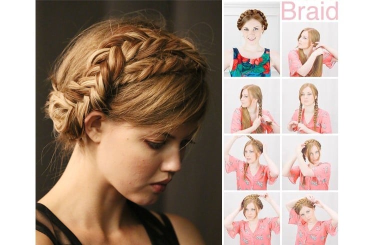  Milkmaid Braid style