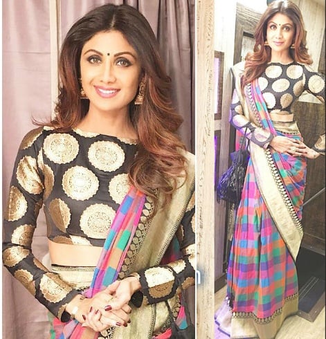 Shilpa Shetty Boat Neck Designs