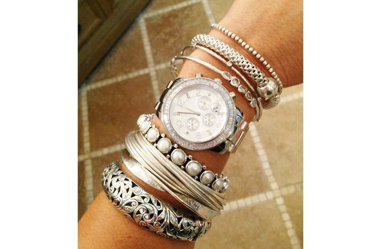 Silver Bangles and Bracelets