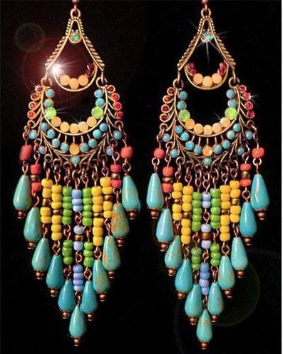 Colorful and Creative Drop Earrings