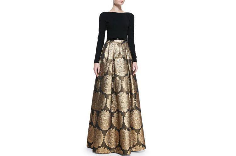 Desi Dressing Elegant with black and gold