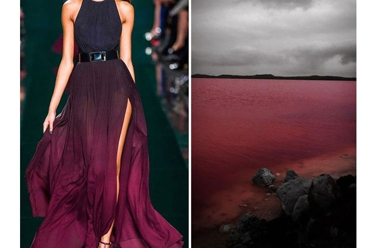 Elie Saab and Pink Lake