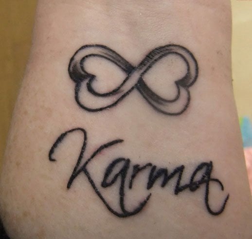 Infinity Heart Tattoo