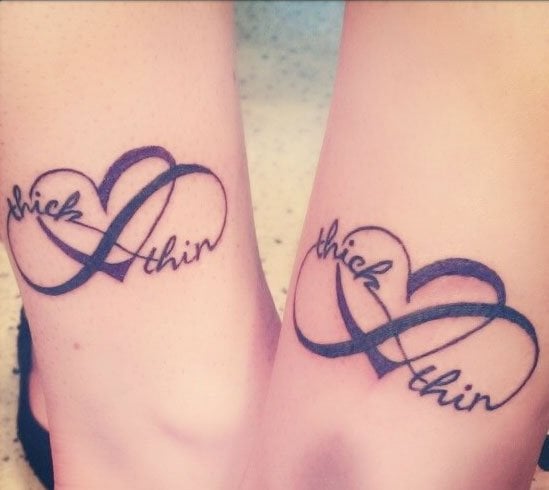 Matching Infinity Tattoos 