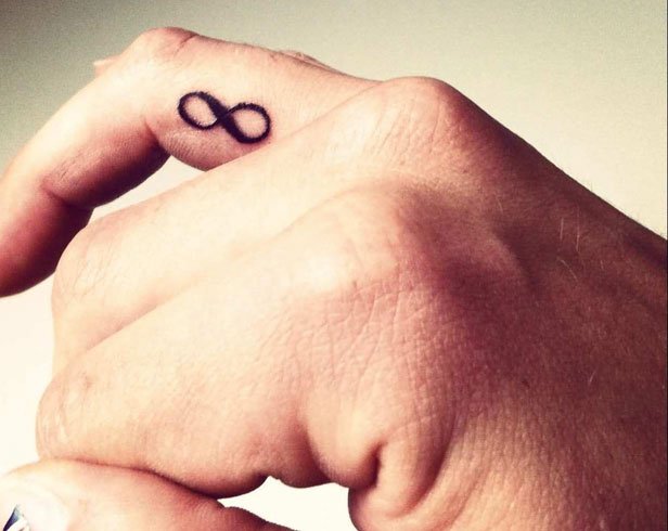 Infinity Tattoo on Finger