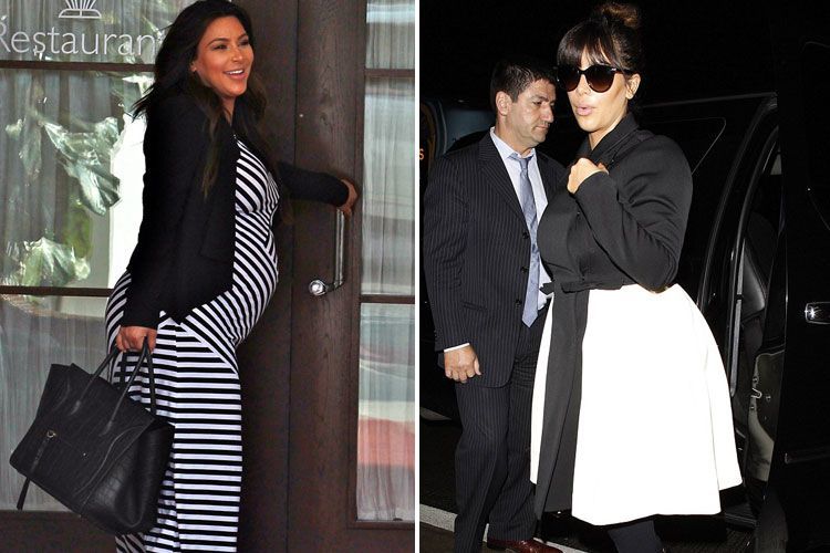 Kim Kardashian Maternity Outfits