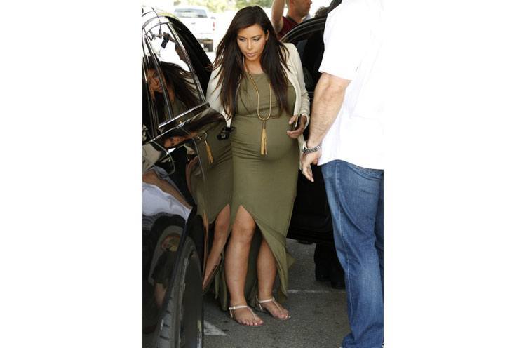 Kim Kardashian dressed for 2013 MTV Movie Awards