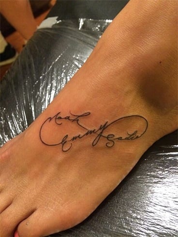 65 Latest Infinity Tattoos On Foot