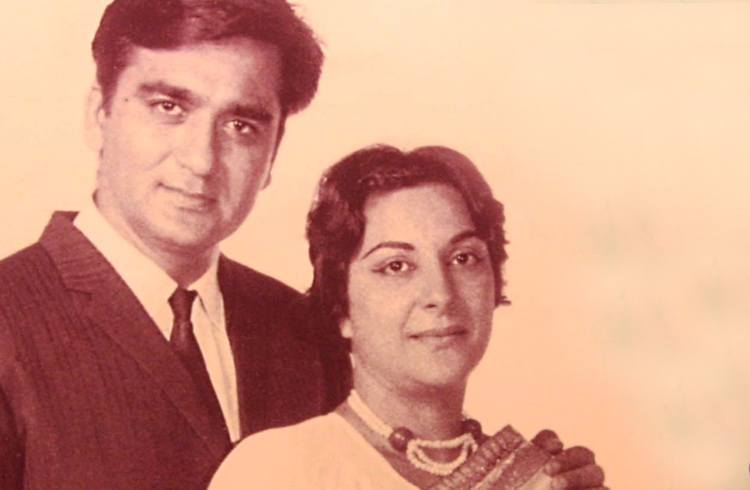 Nargis and Sunil Dutt
