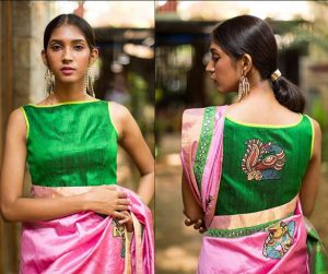 saree ruffles