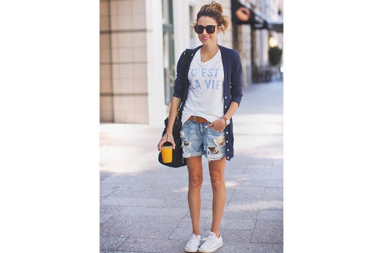 Womens Boyfriend Shorts