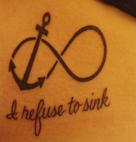 Anchor Infinity Tattoo