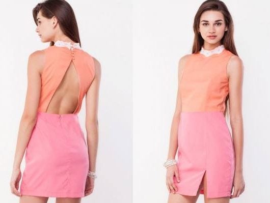 Backless dress for women