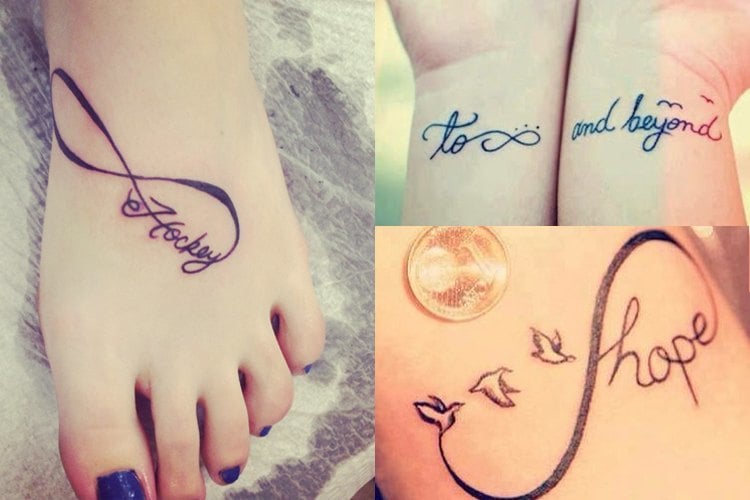 20 Beautiful Infinity Tattoo Designs for Men and Women