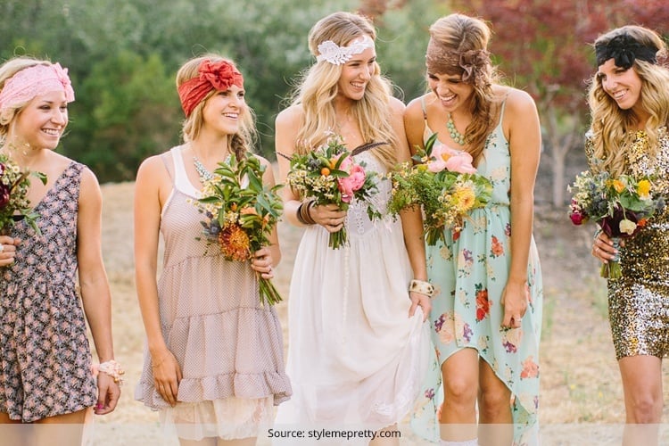 Verwonderend Bohemian Bridal Fashion: Blissful Weddings With Plenty of Fashion WI-87