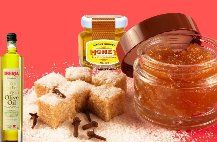 Brown Sugar , Honey and Olive Oil Scrubs