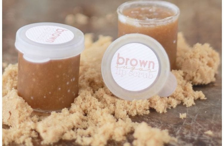 Brown sugar lip scrub