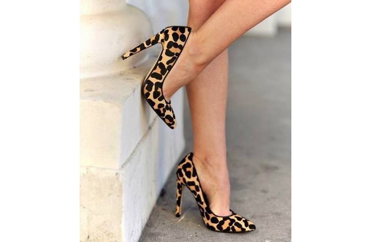 Cheetah print boldest trending heels