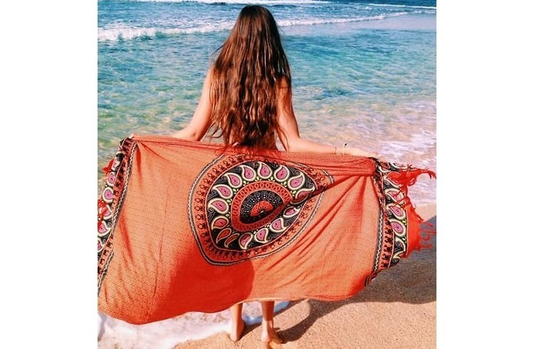 Colourful sarong for women