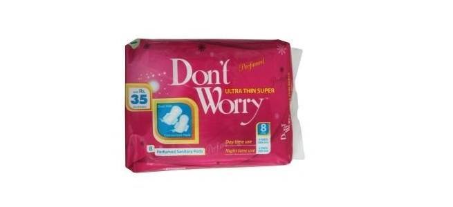 Different types sanitary napkins