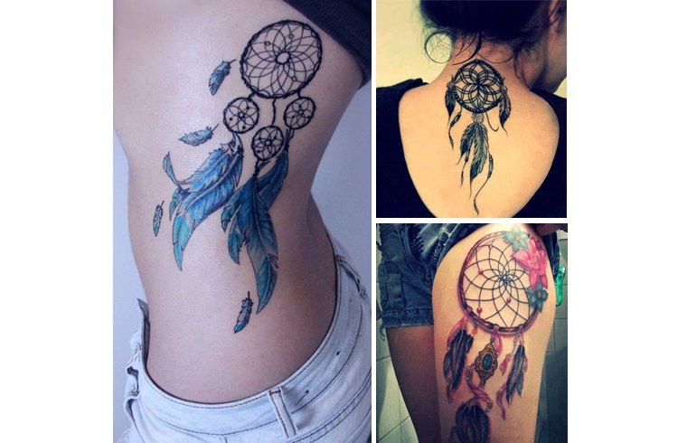 Dreamcatcher tattoo designs