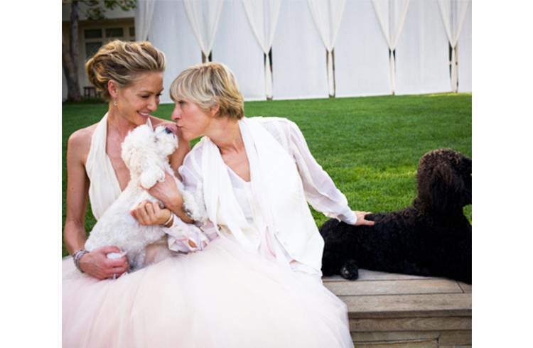Ellen DeGeneres and Portia De Rossi wedding