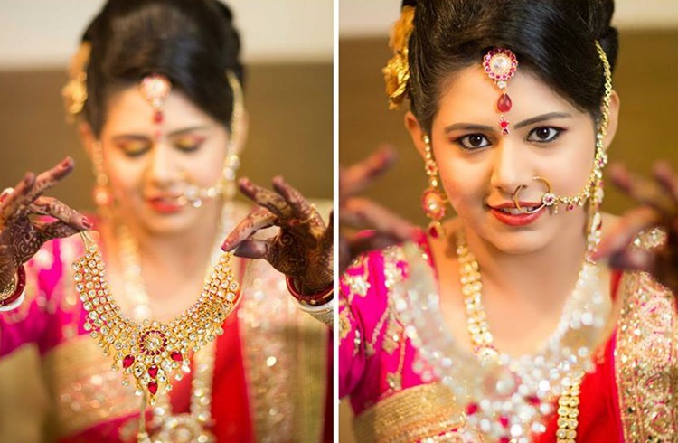 Eye makeup for indian bridal