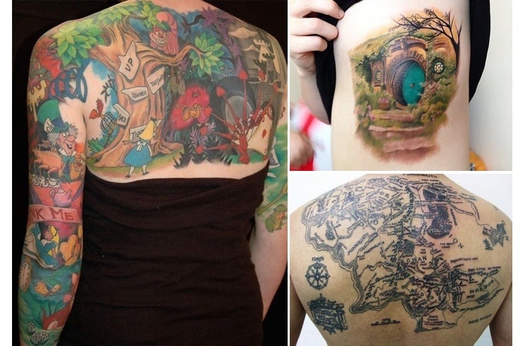 Fantasyland tattoo designs