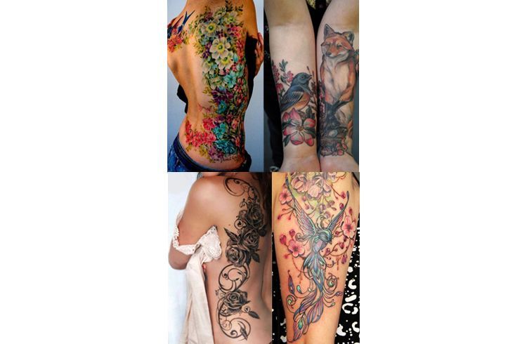Floral tattoo designs in Summer