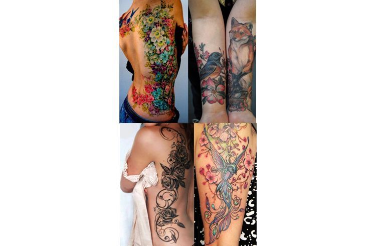 Floral tattoo designs in Summer 