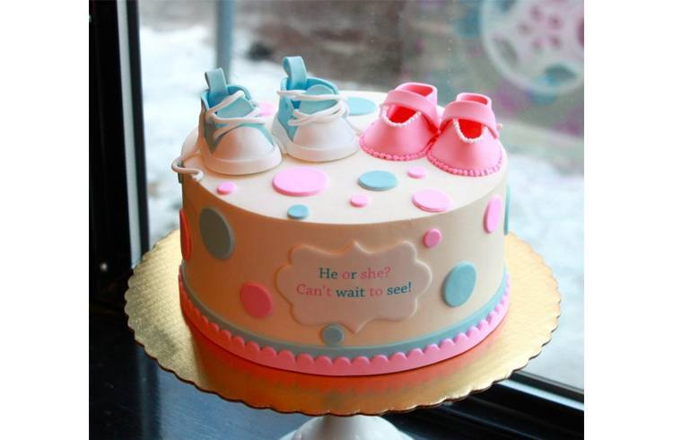 Gender Reveal Cake