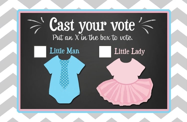 Gender Reveal Vote