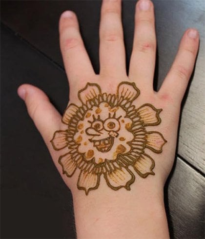 Funny Henna Mehndi for Kids