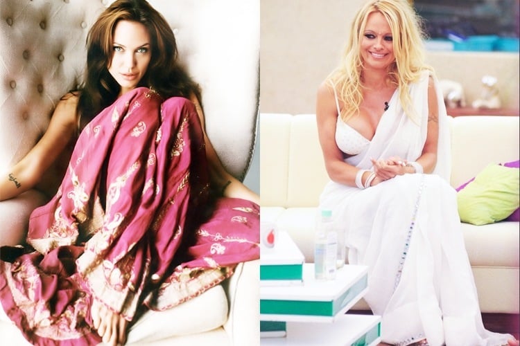 Hollywood Celebs in Indian Wear