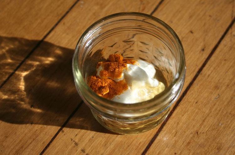 Honey, Turmeric and Yogurt for freckles home remedies