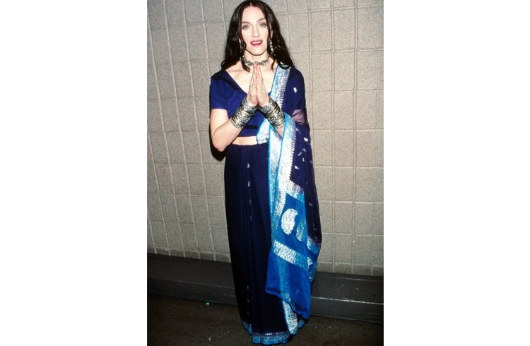 Madonna in indian wear