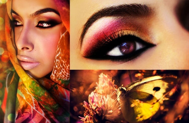 Magenta Hijab Makeup
