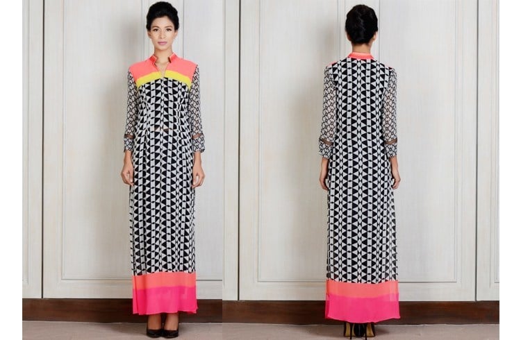 Manish Monochrome Printed Tunic