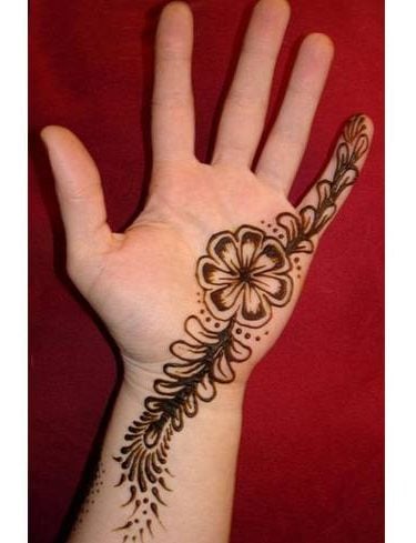 طرح های mehendi برای دست