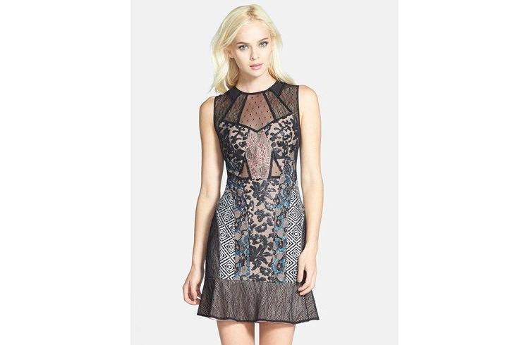 Mesh cocktail dresses