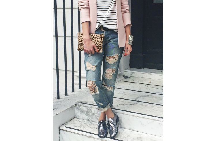 Metallic brogues styles
